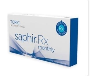 Saphir RX Mensal Tórica Pack 3